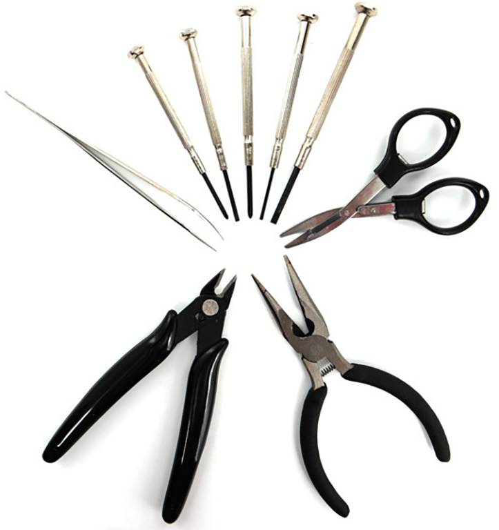 GeekVape mini profesionální sada nástrojů pro DIY (9-dílná)