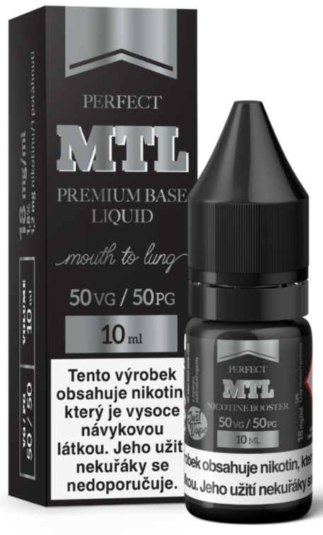 Booster báze JustVape MTL (50VG/50PG) 10ml / 18mg