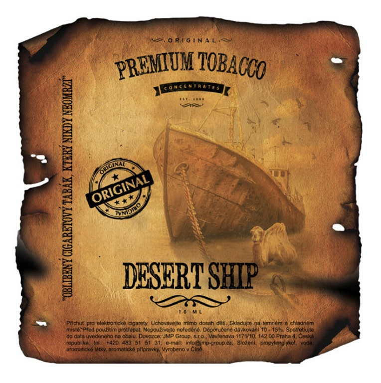 Příchuť Premium Tobacco Desert Ship 10ml