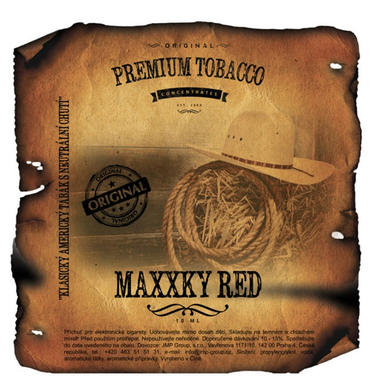 Příchuť Premium Tobacco MaXXky Red 10ml