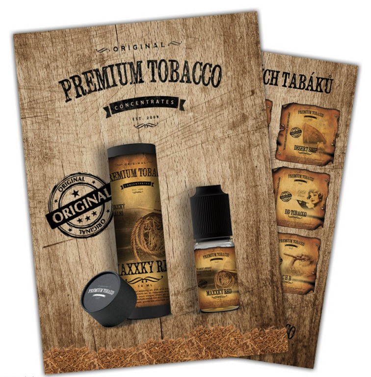 Příchuť Premium Tobacco MaXXky Red 10ml (obrázek 4)