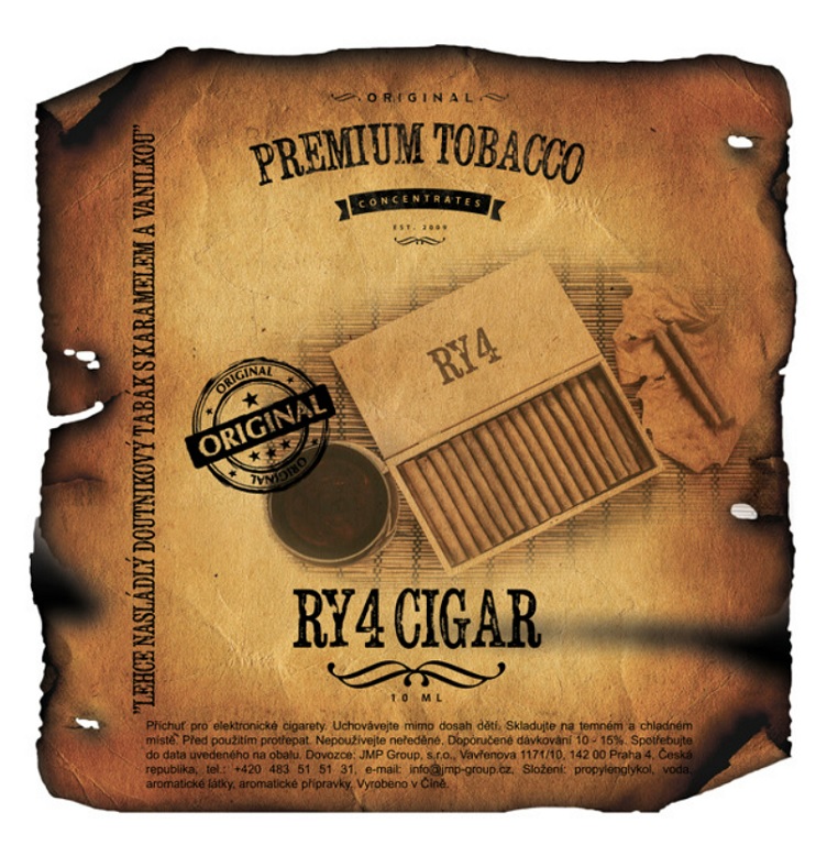 Příchuť Premium Tobacco RY4 Cigar 10ml