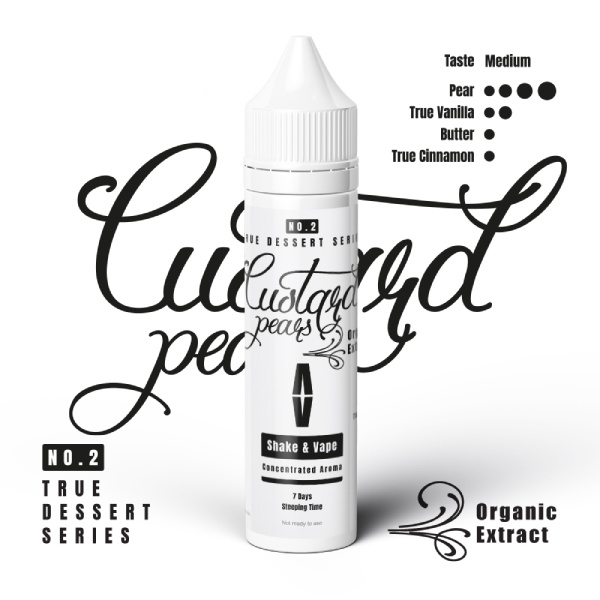 Příchuť Adams Vape Custard Pears SnV 10ml