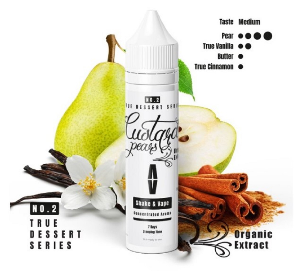 Příchuť Adams Vape Custard Pears SnV 10ml