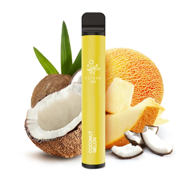 Levně ELF BAR 600 jednorázová e-cigareta Coconut Melon