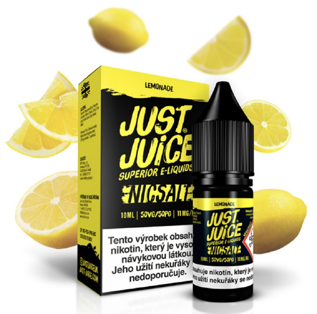 E-liquid Just Juice Salt Lemonade (Citronová limonáda) 10ml Obsah nikotinu: 11mg