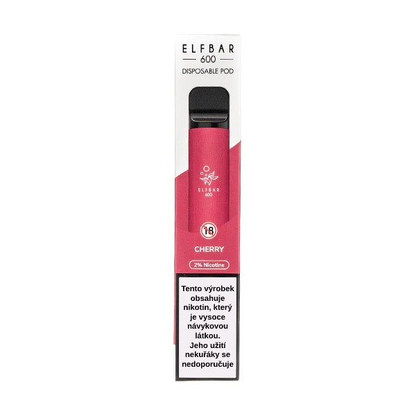 ELF BAR 600 jednorázová e-cigareta Cherry