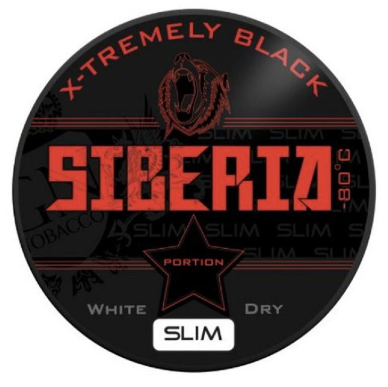Siberia Black White Dry Slim - 43mg