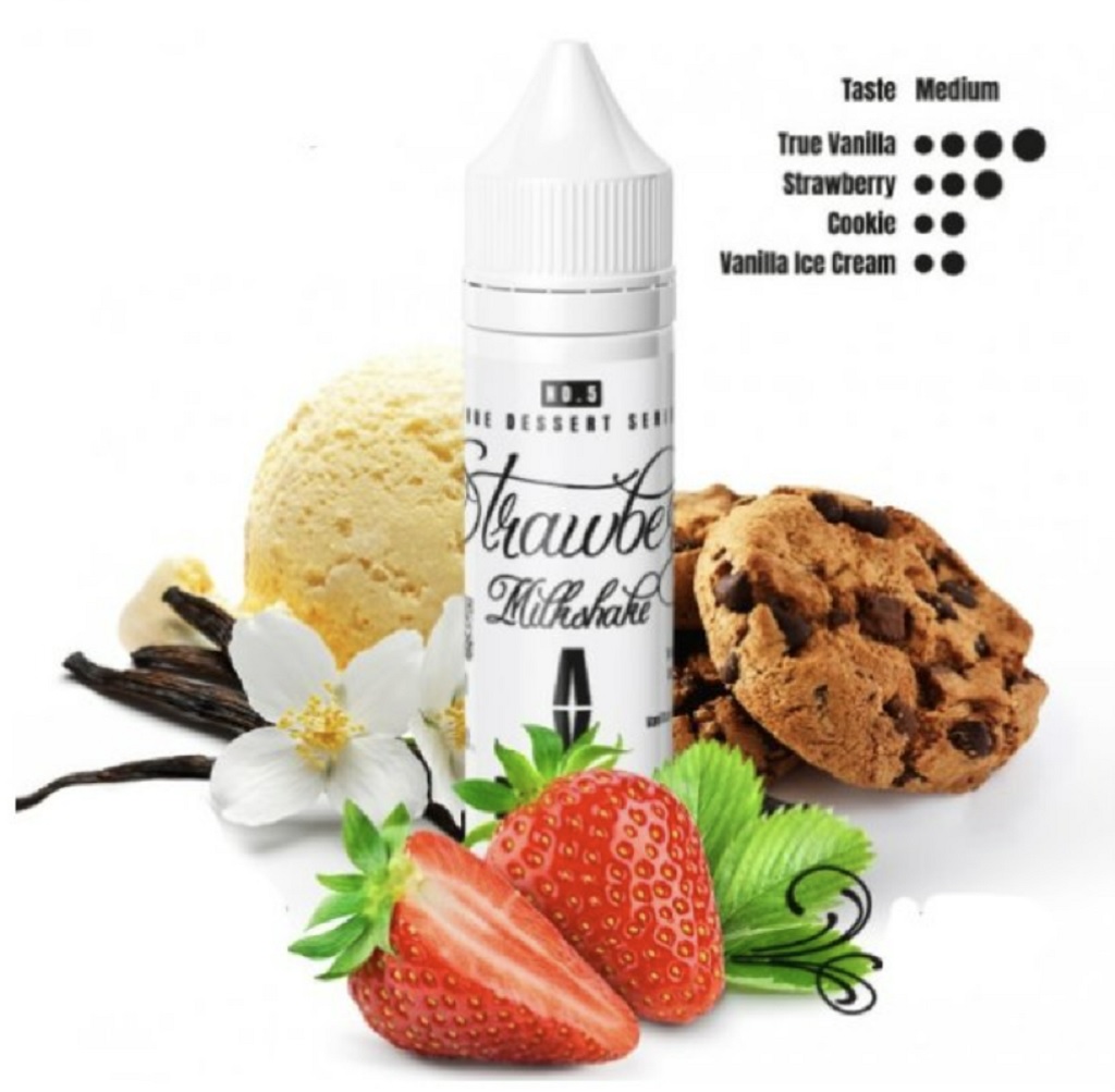 Příchuť Adams Vape Strawberry Milkshake SnV 10ml