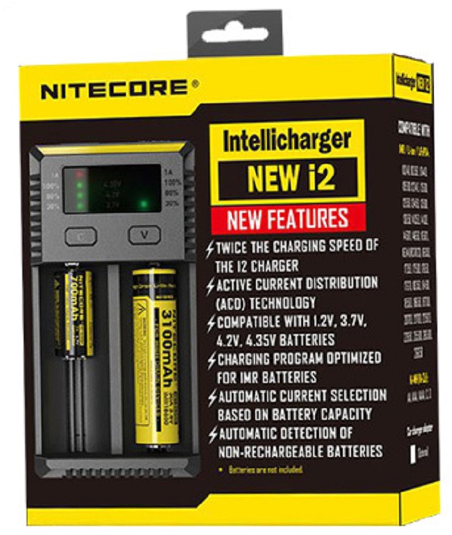Nitecore Intellicharger i2 V2 multifunkční nabíječka baterií verze 2016 (obrázek 3)