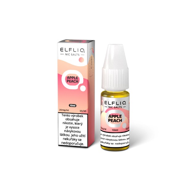 e-liquid ELF BAR ELFLIQ Apple Peach 10ml Obsah nikotinu: 10 mg