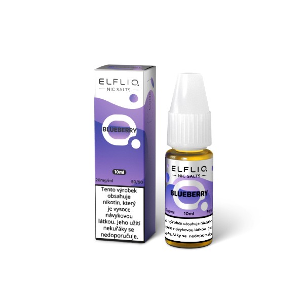 e-liquid ELF BAR ELFLIQ Blueberry 10ml Obsah nikotinu: 10 mg