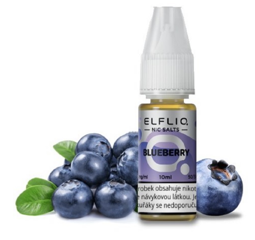 e-liquid ELF BAR ELFLIQ Blueberry 10ml Obsah nikotinu: 10 mg