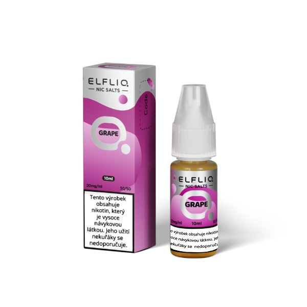 e-liquid ELF BAR ELFLIQ Grape 10ml Obsah nikotinu: 10 mg