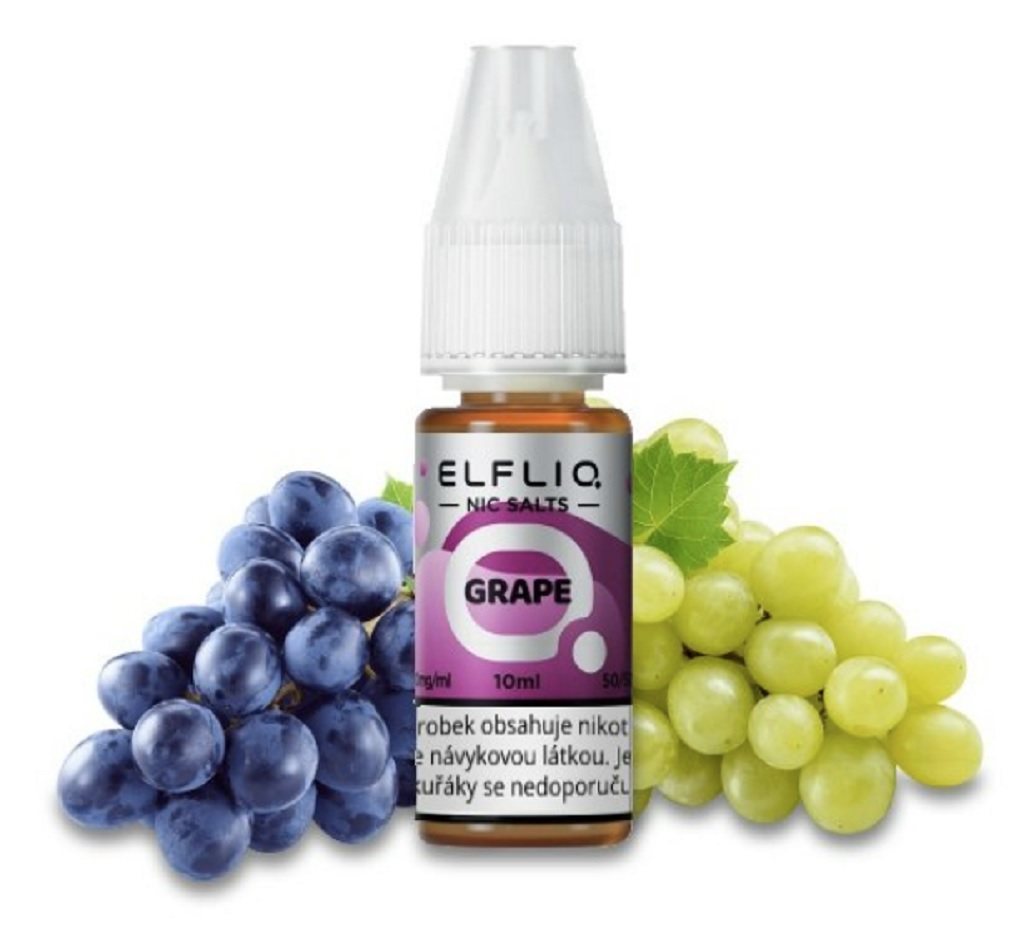 e-liquid ELF BAR ELFLIQ Grape 10ml Obsah nikotinu: 10 mg