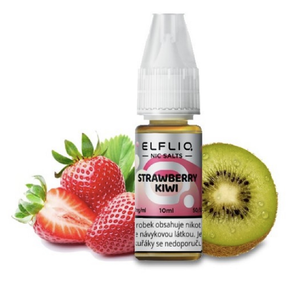 e-liquid ELF BAR ELFLIQ Strawberry Kiwi 10ml Obsah nikotinu: 10 mg