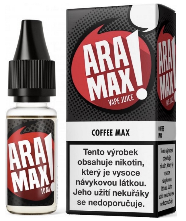 e-liquid ARAMAX Coffee Max 10ml Obsah nikotinu: 6 mg