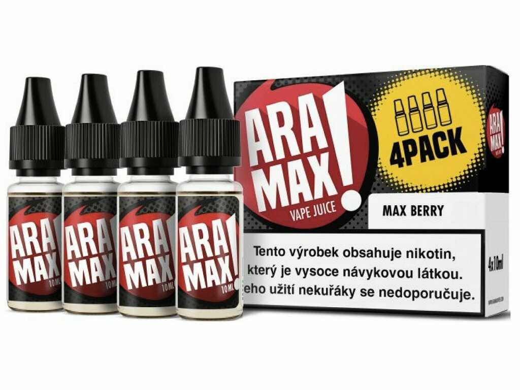 e-liquid ARAMAX Virginia Tobacco 4x10ml Obsah nikotinu: 12 mg