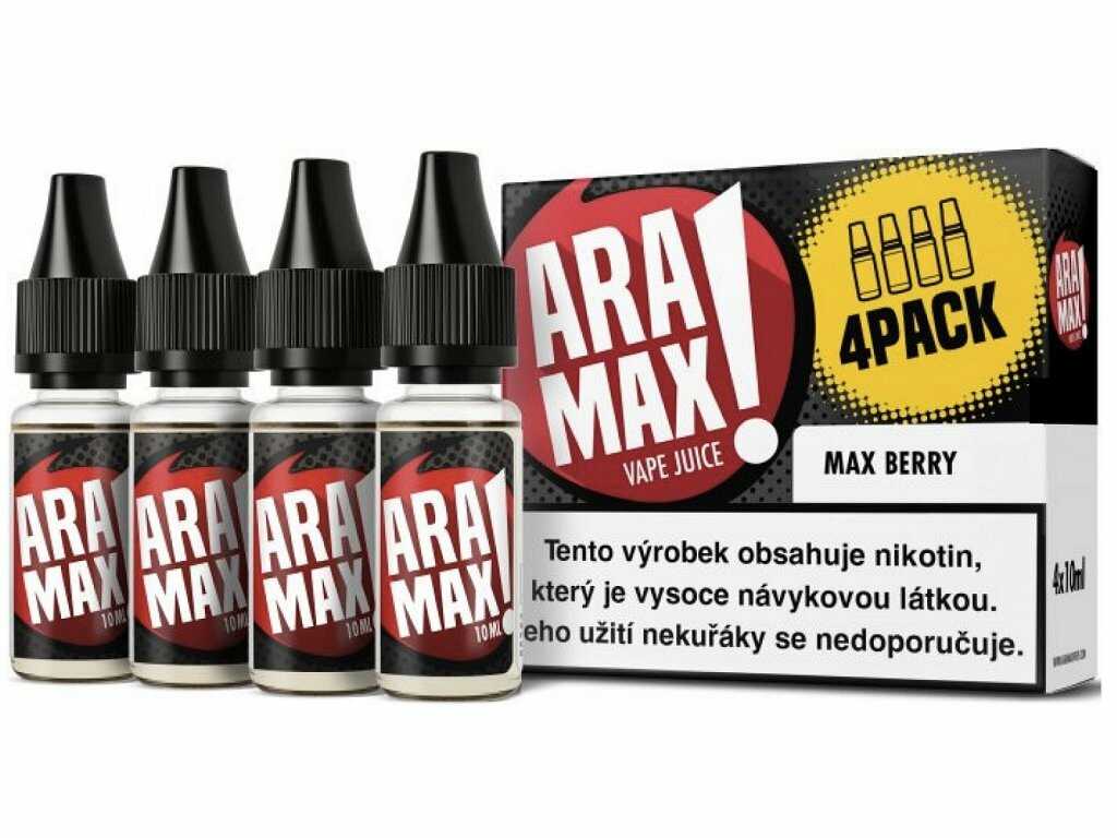 e-liquid ARAMAX Berry Mint 4x10ml Obsah nikotinu: 12 mg