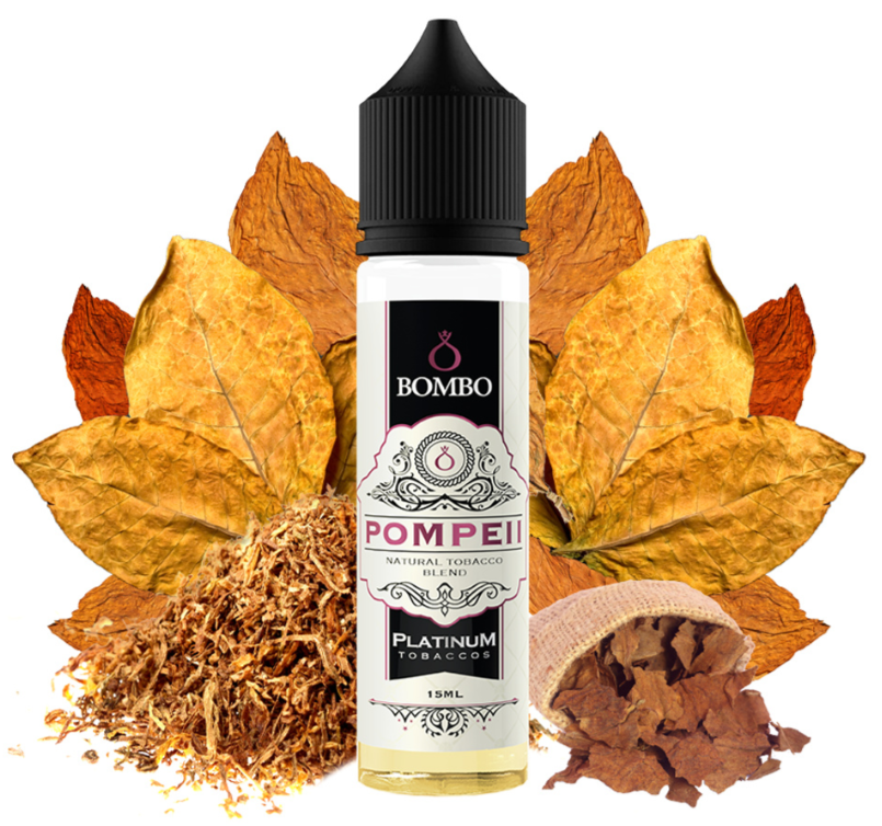 Příchuť Bombo Platinum Tobaccos S&V: Pompeii (Tradiční tabáková směs) 15ml