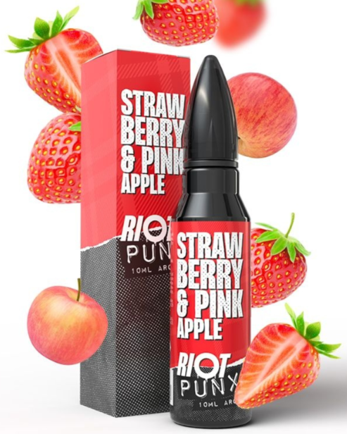 Příchuť Riot Squad PUNX S&V: Jahoda & růžové jablko 10ml