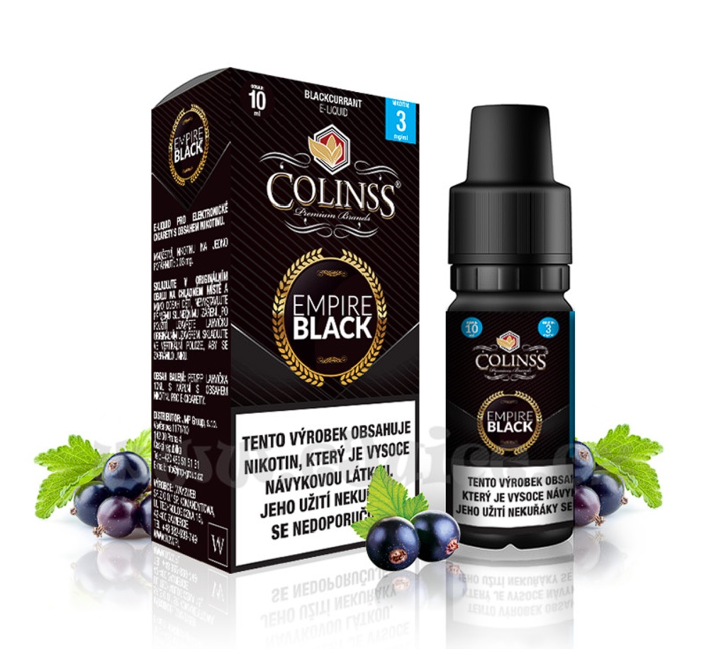 E-liquid Colinss Empire Black (Černý rybíz) 10ml Nikotin: 18 mg Černý rybíz