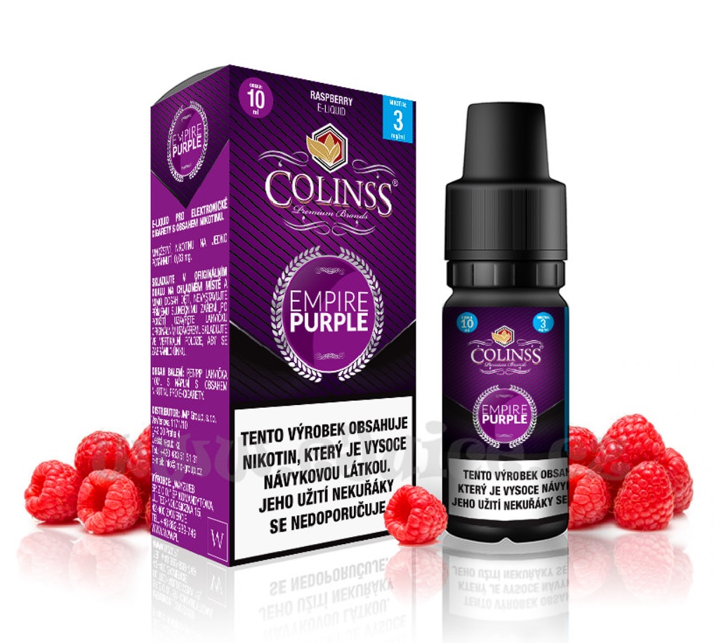 E-liquid Colinss Empire Purple (Malina) 10ml Nikotin: 0 mg Malina