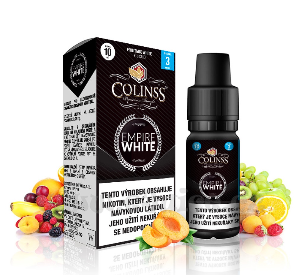 E-liquid Colinss Empire White (Ovocná směs) 10ml Nikotin: 12 mg Ovocná směs