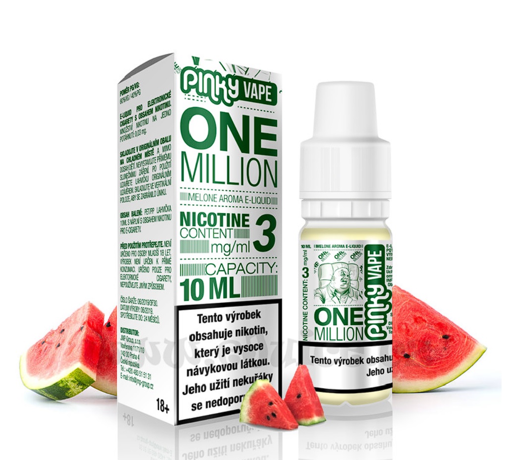 E-liquid Pinky Vape One Million (Meloun) 10ml Nikotin: 0 mg