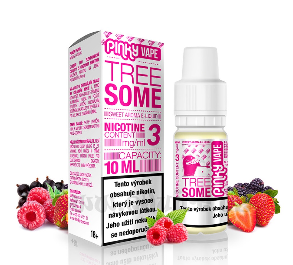 E-liquid Pinky Vape Tree Some (Červené plody) 10ml Nikotin: 3 mg