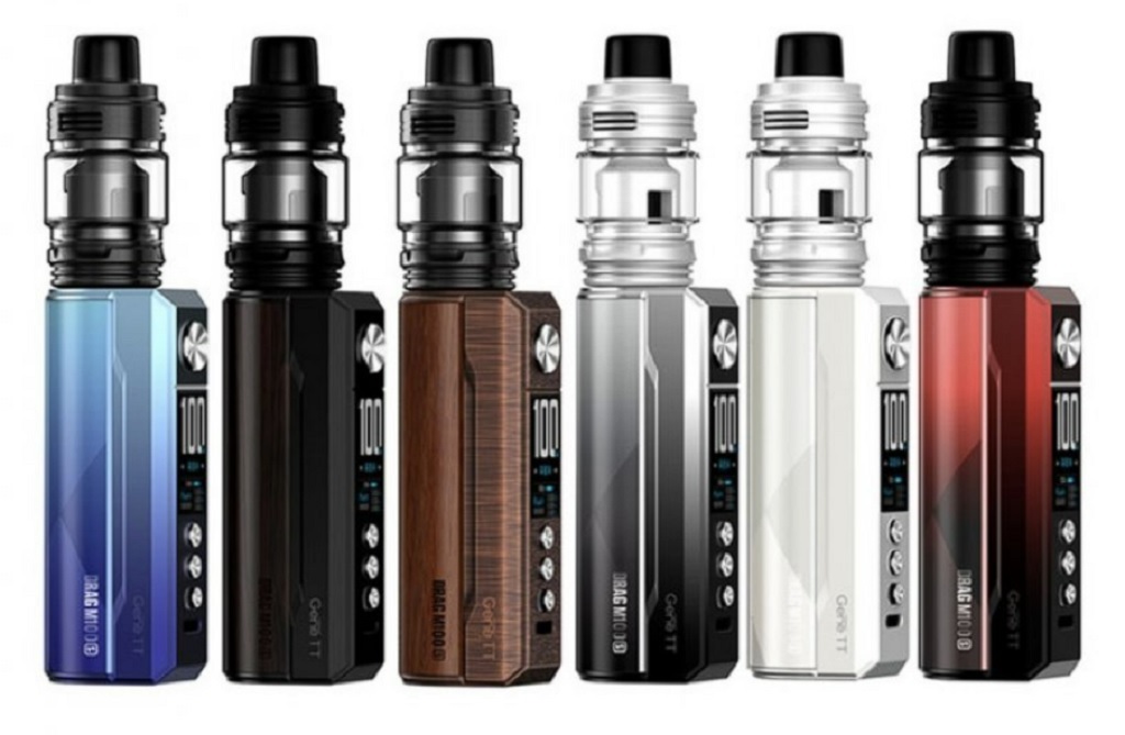 VooPoo Drag M100S Kit Barva: Black & Darkwood