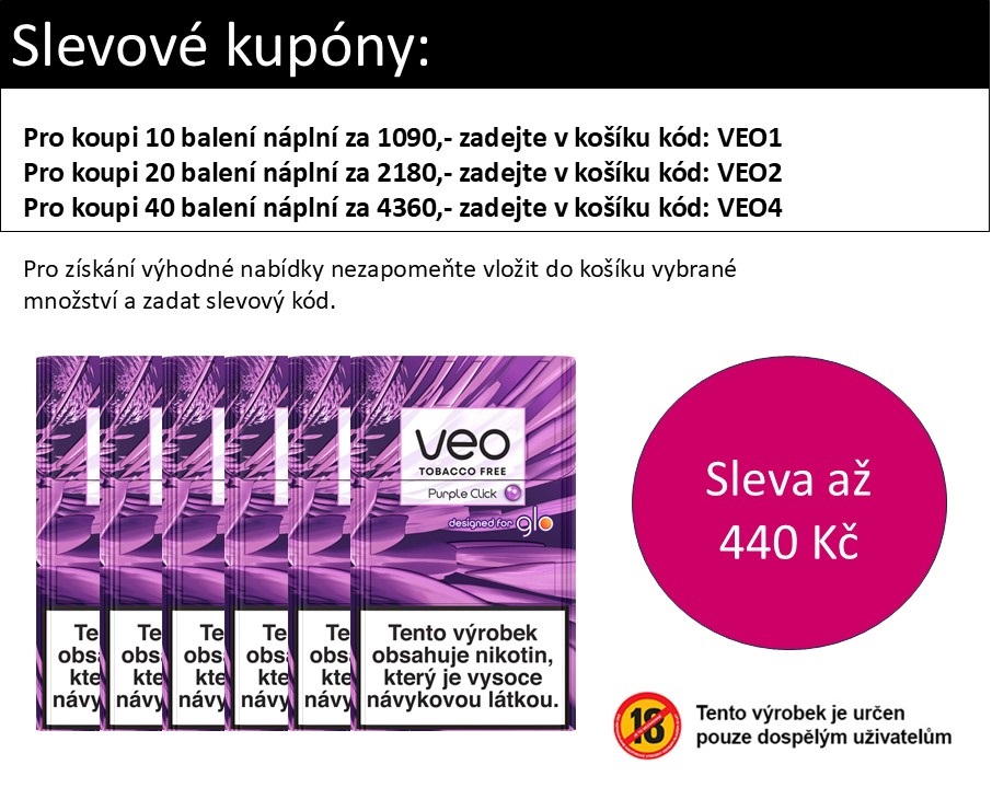 glo VEO Náplň glo veo™ PURPLE CLICK