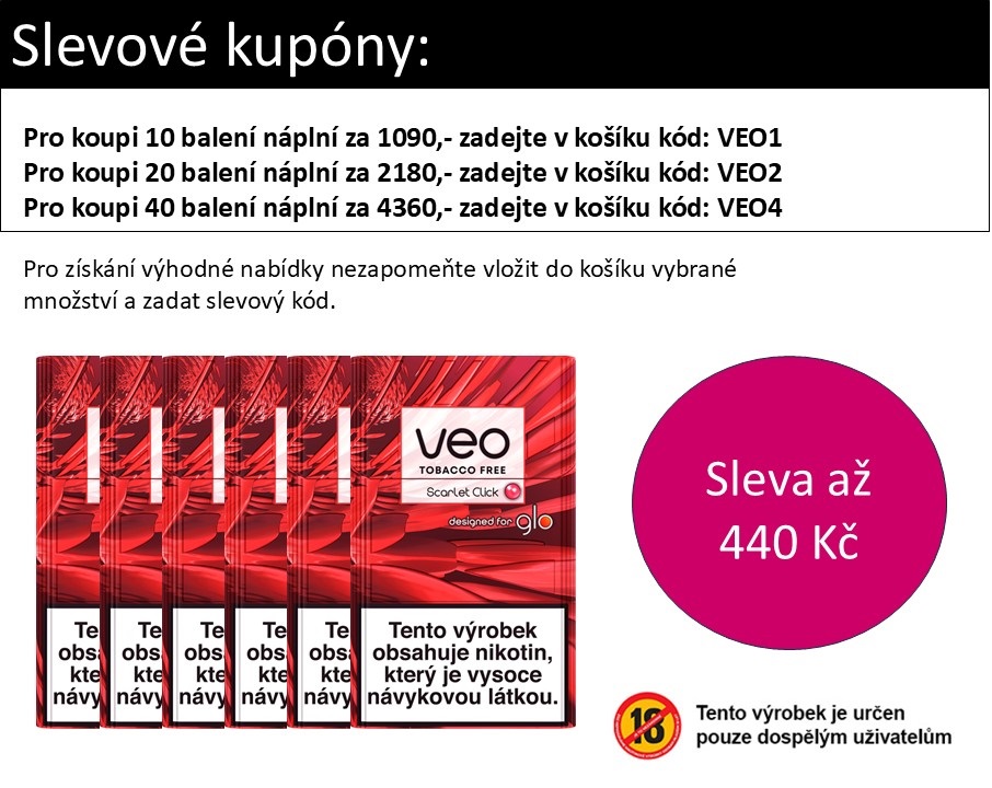 glo VEO Náplň glo veo™ SCARLET CLICK