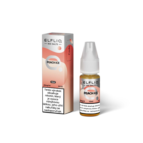 e-liquid ELF BAR ELFLIQ Peach Ice 10ml Obsah nikotinu: 10 mg