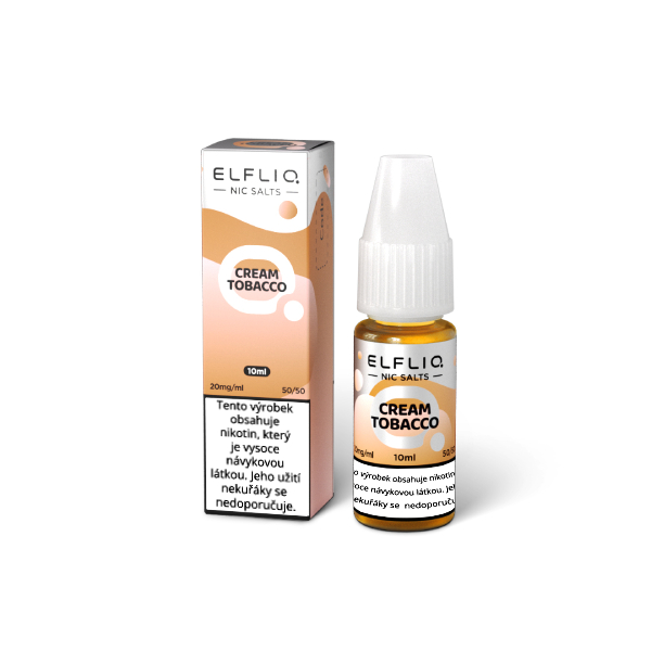 e-liquid ELF BAR ELFLIQ Cream Tobacco 10ml Obsah nikotinu: 10 mg