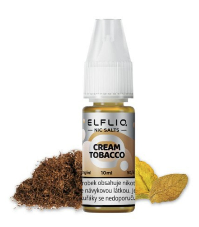 e-liquid ELF BAR ELFLIQ Cream Tobacco 10ml Obsah nikotinu: 10 mg