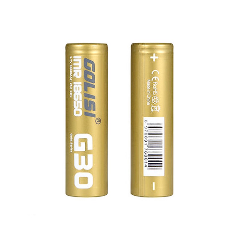 Baterie Golisi G30 IMR 18650 / 20A / 3000mAh (2ks + pouzdro)