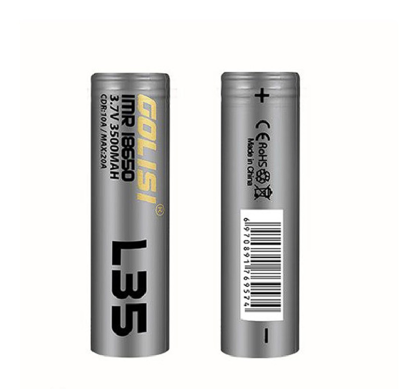 Baterie Golisi L35 IMR 18650 / 10A / 3500mAh (2ks + pouzdro)