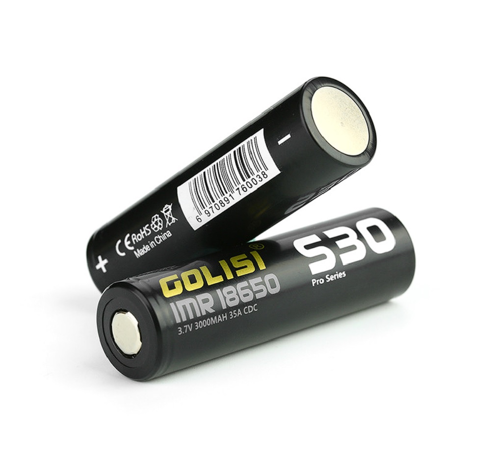 Baterie Golisi S30 IMR 18650 / 35A / 3000mAh (2ks + pouzdro)
