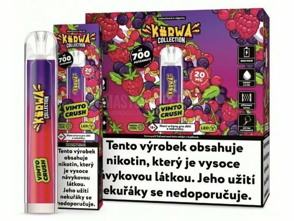 Kurwa Collection jednorázová ecigareta - 20mg - Vimto Crush (obrázek 3)