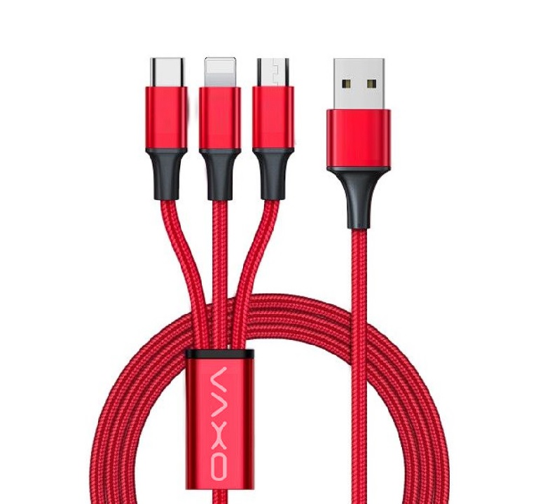 Dobíjecí kabel 3v1 OXVA (Červený)