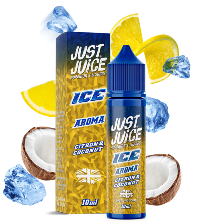 Příchuť Just Juice S&V: ICE Citron & Coconut (Ledový citron & kokos) 10ml