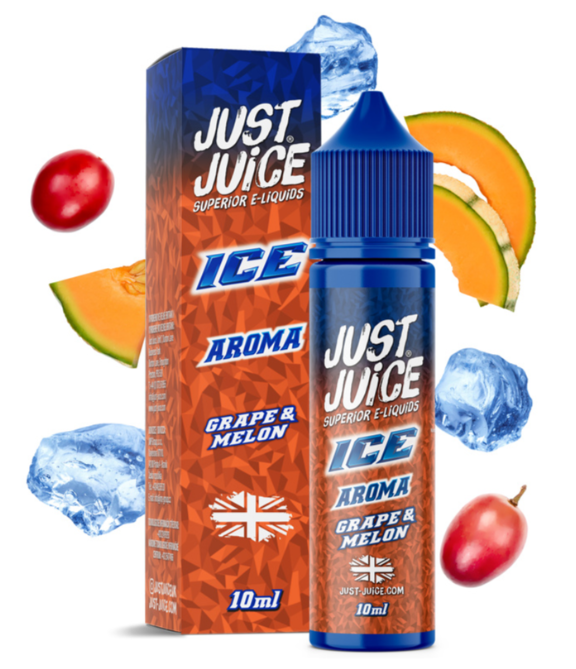 Příchuť Just Juice S&V: ICE Grape & Melon (Ledové hroznové víno & cukrový meloun) 10ml