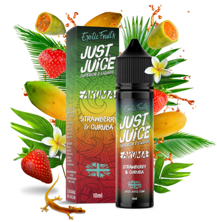 Příchuť Just Juice S&V: Strawberry & Curuba (Jahoda & curuba) 10ml
