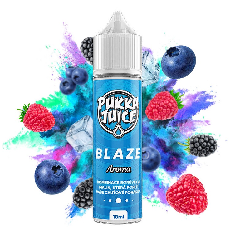 Příchuť Pukka Juice S&V: Blaze (Bobulovité plody s ledem) 10ml