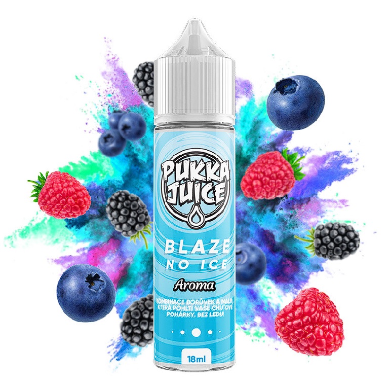 Příchuť Pukka Juice S&V: Blaze No Ice (Bobulovité plody bez ledu) 10ml