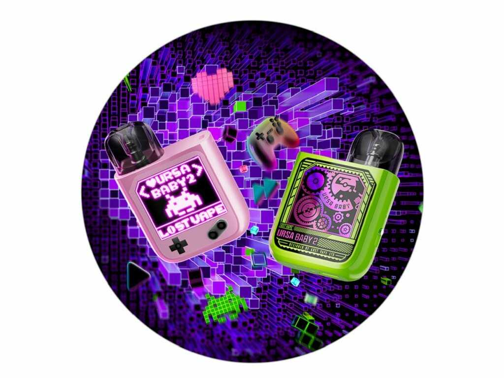 Lost Vape Ursa Baby 2 Pod Kit Barva: Pop Blue X Time Gear (obrázek 12)