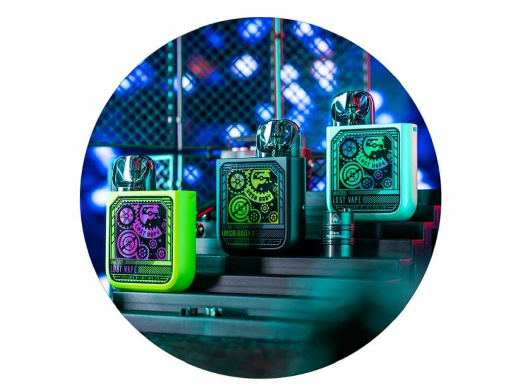 Lost Vape Ursa Baby 2 Pod Kit Barva: Pop Blue X Time Gear (obrázek 8)