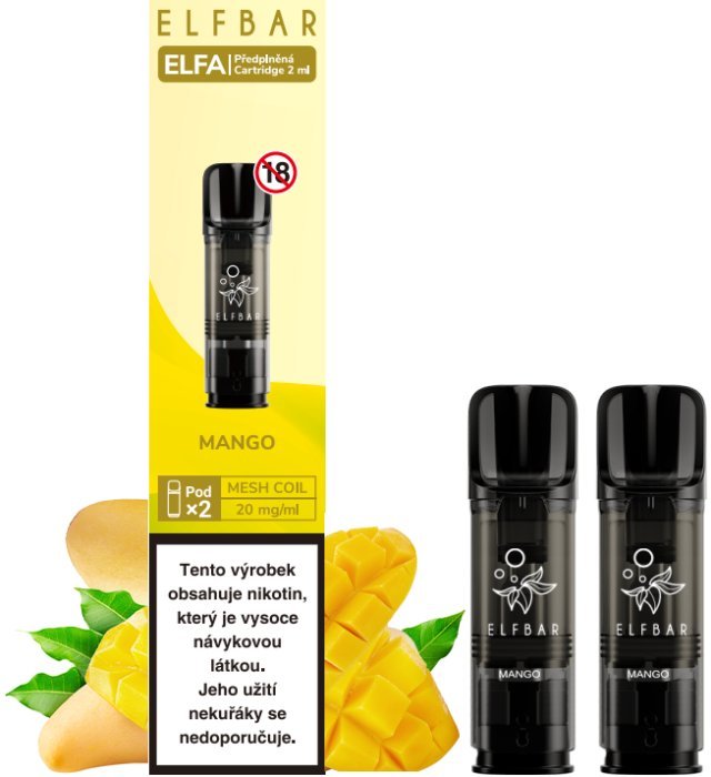 ELF BAR ELFA POD náplň Mango 20mg 2ks Mango