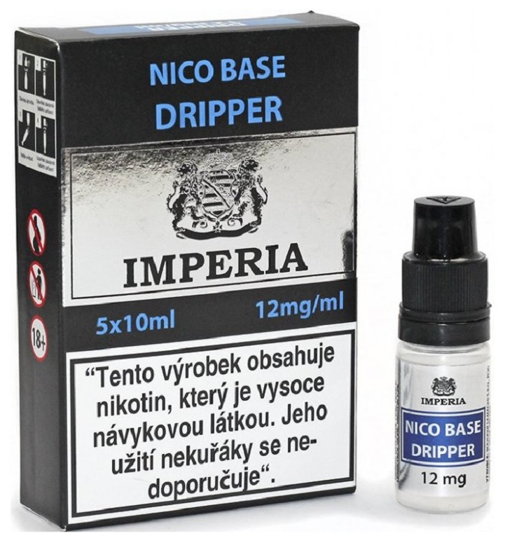 Nikotinová báze IMPERIA DRIPPER (70VG/30PG) 5x10ml - 12mg